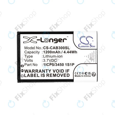 Μπαταρία για Cat B30, 1200mAh, Li-Ion, 3.7V, 1ICP5/3450 1S1P, HQ