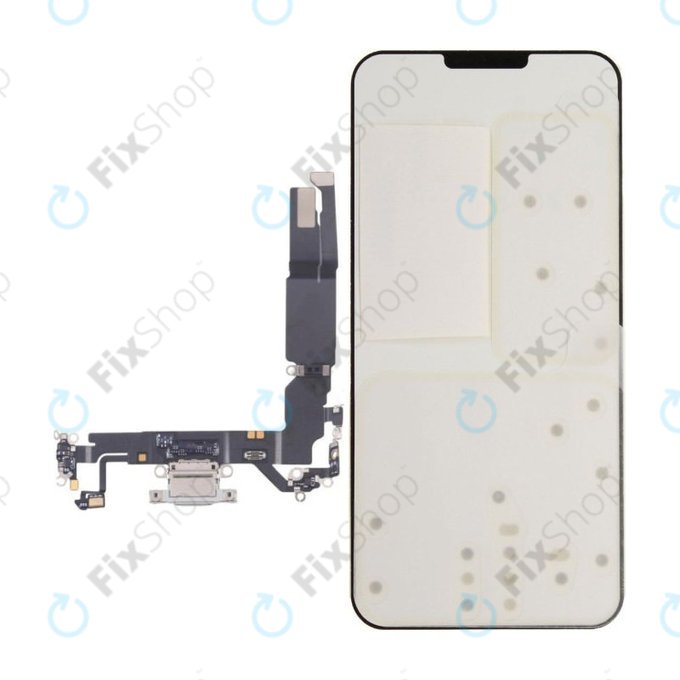 Επαφές Φόρτισης + Καλώδιο Flex για iPhone 17 | White | 923-13604 | Genuine Apple