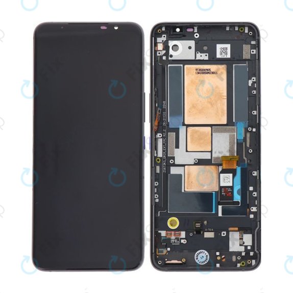 Συγκρότημα οθόνης για Asus ROG Phone 5, ZS673KS, Storm White, Service Pack