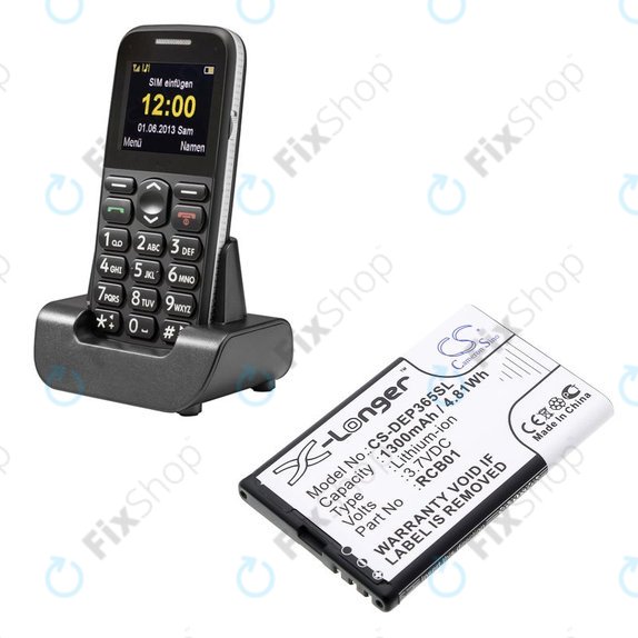 Μπαταρία για Doro Primo 365, 1300mAh, Li-Ion, 3.7V, RCB01, HQ