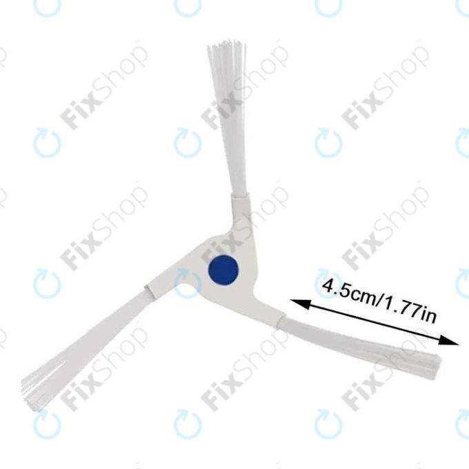 Πλαϊνή Βούρτσα (2τμχ) για Ecovacs Deebot X2-series | Λευκό | White