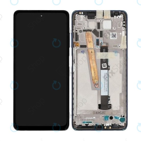 Συγκρότημα οθόνης για Xiaomi Poco X3 Pro, Frost Blue, Service Pack