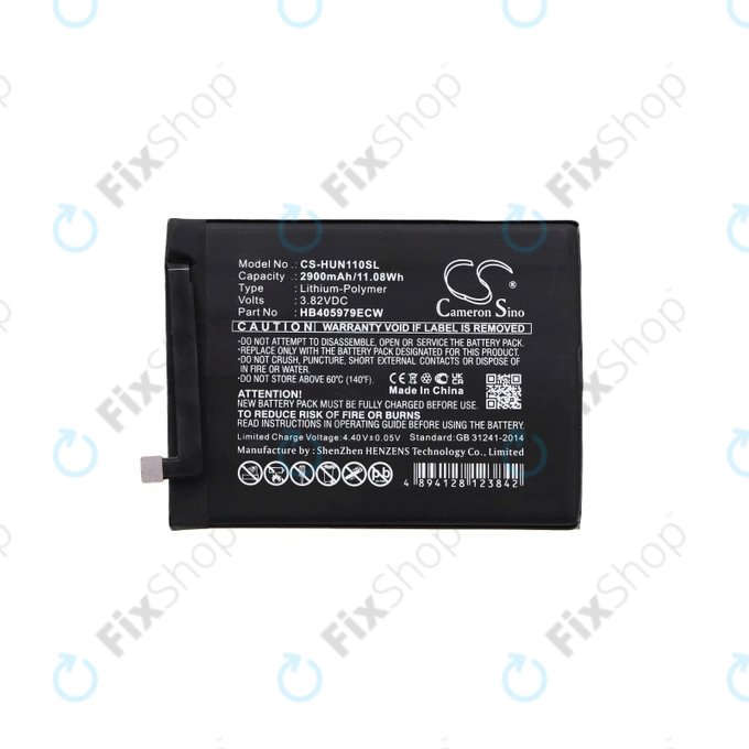 Μπαταρία για Huawei Y5, Y6, 2900mAh, Li-Pol, 3.82 V, HB405979ECW, HQ