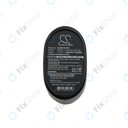Μπαταρία για Makita CL070, CL072, DF010, TD020, TD021, TD022, 2500mAh, Li-Ion, 7.2V, 194355-4, HQ