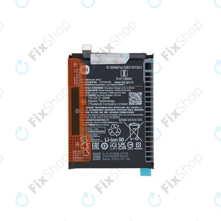 Μπαταρία για Xiaomi Poco X5, Redmi Note 12, BN5J, 5000mAh, 46020000F41Y, Service Pack