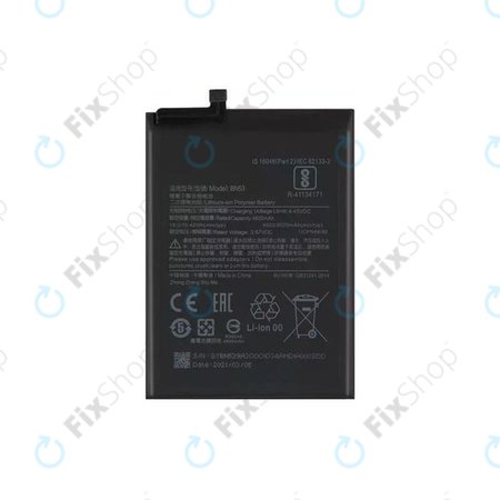 Μπαταρία για Xiaomi Redmi Note 9 Pro, BN53, 5020mAh