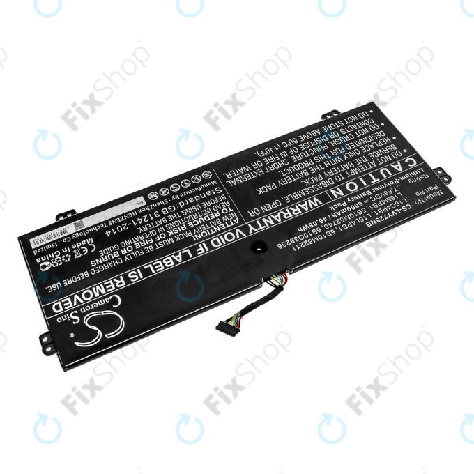 Φορτιστής για Lenovo Yoga 720-13, 730-13, 6000mAh, Li-Pol, 7.68V, L16L4PB1, HQ