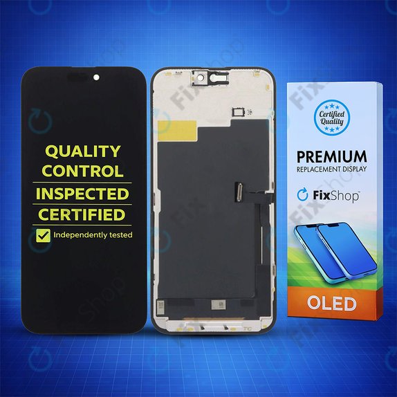 Οθόνη Hard OLED για iPhone 15 Pro Max, Αφής με πλαίσιο, FixPremium