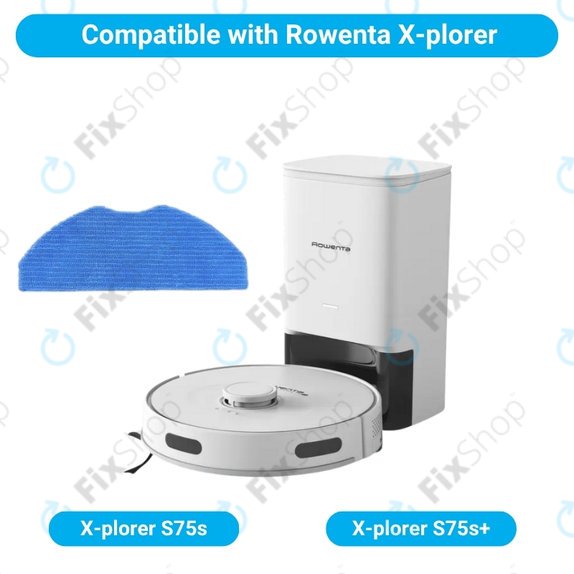 Πανί σφουγγαρίστρας, 2 τεμ. για Rowenta X-plorer S75s, S75s+
