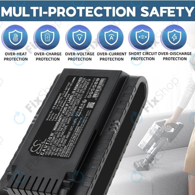 Μπαταρία για Samsung Jet 75, 75 Multi, 75 Premium, VS70, 90, VS9000, VCA-SBT90, VCA-SBT90E, DJ96-00221A, 21.6V, 2000mAh, HQ