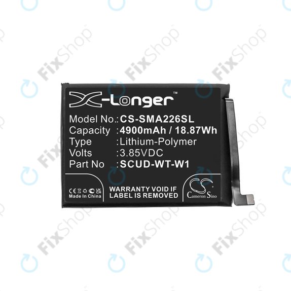 Μπαταρία για Samsung A22 5G A226B, 4900mAh, Li-Pol, 3.85 V, SCUD-WT-W1, HQ