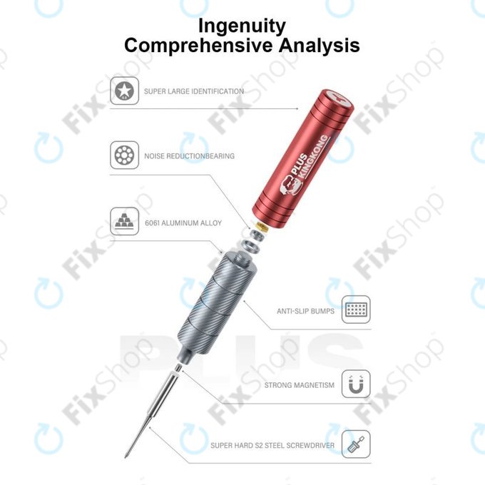 Σετ Κατσαβιδιών Torx, Tri-point, Cross KING KONG+ για Mechanic - 6τμχ