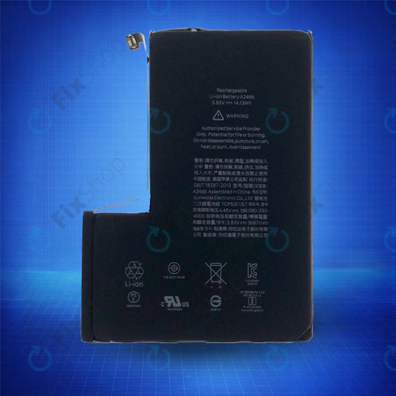 Μπαταρία για iPhone 12 Pro Max, 3687mAh, A2466, Service Pack