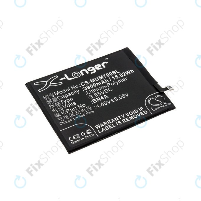 Μπαταρία για Xiaomi Redmi Note 7, 3900mAh, Li-Pol, 3.85 V, BN4A, HQ