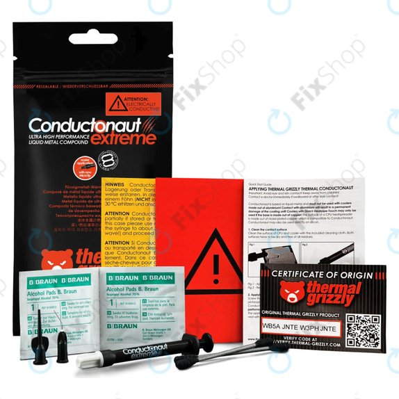 Υγρό μέταλλο 1g, Thermal Grizzly Conductonaut