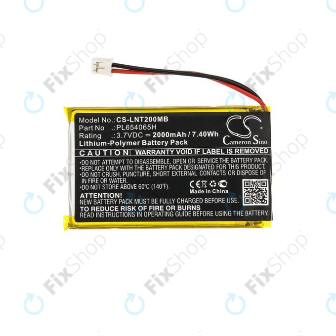 Μπαταρία για Luvion Prestige Touch 2, 2000mAh, Li-Pol, 3.7V, PL654065H, HQ