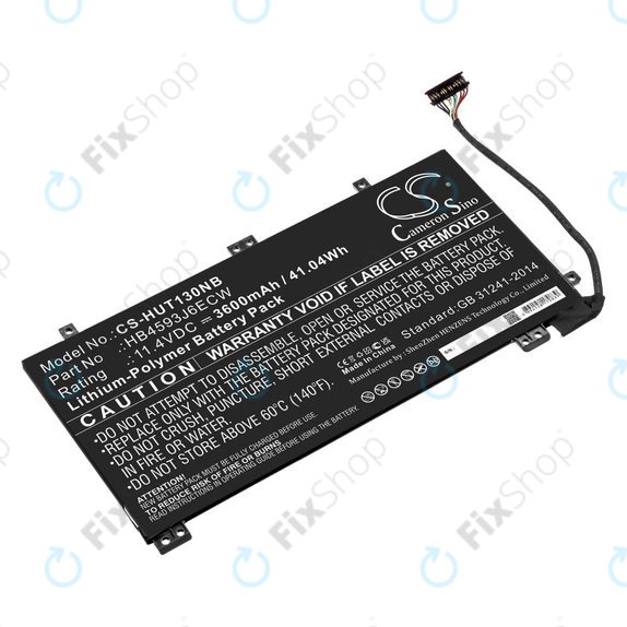 Μπαταρία για Huawei MateBook 13, 13 i7, 3600mAh, Li-Pol, 11.4V, HB4593J6ECW, HQ