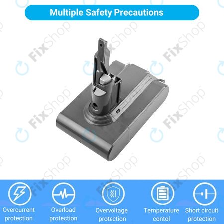 Μπαταρία για Dyson V7, 968670-02, 968670-03, 21.6V, 2200mAh