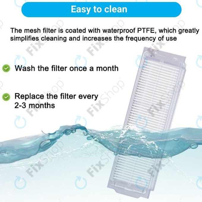 Φίλτρο Σκόνης (2τμχ) για Xiaomi Mi Robot Vacuum Mop Pro (P) | 2 Lite | 2 Pro | 2S | Viomi V2 Pro | V3 | SE