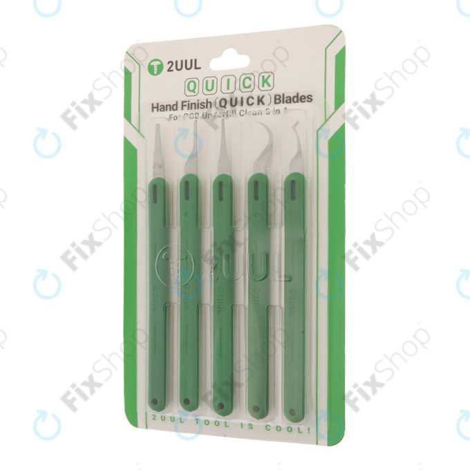 2UUL DA22 Quick Change 5in1 - Σετ ακριβείας λεπίδων για αφαίρεση τσιπ και κόλλας