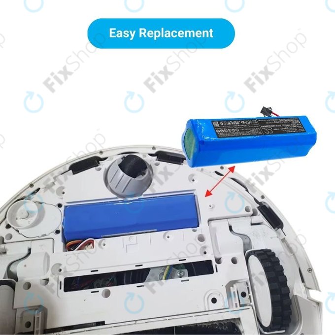 Μπαταρία για Xiaomi EVA, EVE Plus, Viomi S9, Lenovo T1 Pro, Lydsto R1, R1 Pro, S1, S1 Pro, NR18650 M26-4S2P, SUN-INTE-181, H18650CH-4S2P, 14.4V, 5200mAh, HQ