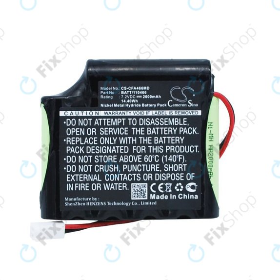 Μπαταρία για Cefarm Rehab 4, Stimulator Globus Mystim, 2000mAh, Ni-MH, 7.2V, BATT/110466, HQ