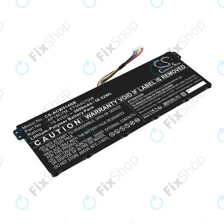 Μπαταρία για Acer ConceptD 3, Spin 5, Swift 3, 5, X, Travelmate Spin P4, 3800mAh, Li-Pol, 15.4V, AP18C7M, HQ