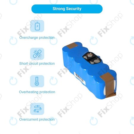 Μπαταρία για iRobot Roomba 500, 600, 700, 800, 900-series, R3, Scooba 450, Vileda 137173, 11702, GD-Roomba-500, VAC-500NMH-33, 14.4V, 4500mAh