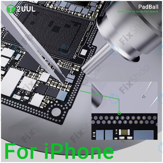 Μπίλιες συγκόλλησης για επισκευή iPhone, 2UUL PB01