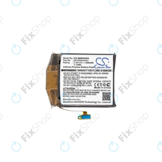 Μπαταρία για Samsung Galaxy Watch 46mm R800, 450mAh, Li-Pol, 3.85 V, EB-BR800ABU, HQ