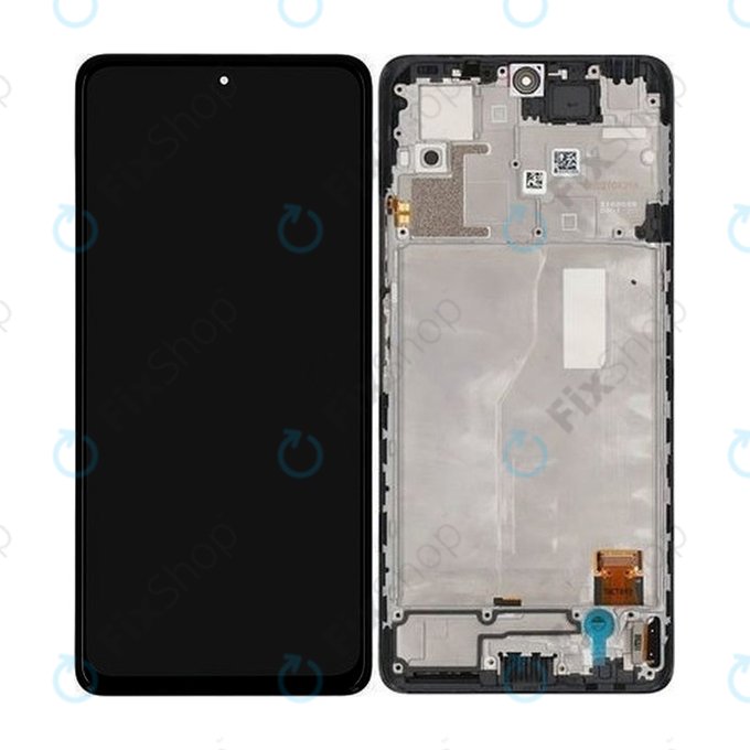 LCD Display Assembly για Xiaomi Redmi Note 10 Pro | Onyx Gray | Service Pack