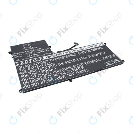 Μπαταρία για HP Elitepad 1000, Elitepad 1000 G2, Ultrabook Ao02xl Series, 4150mAh, Li-Pol, 7.4V, AO02XL, HQ