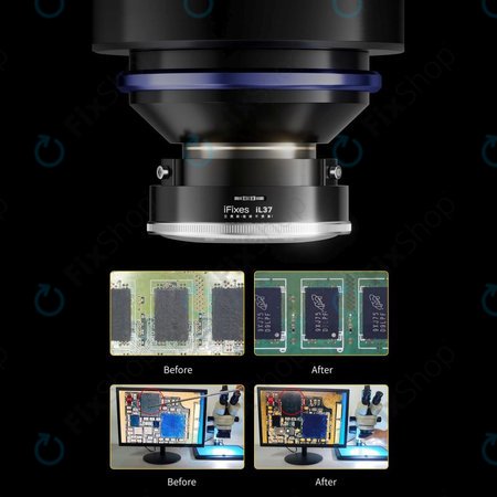 iFixes iL37 - Πολωμένο LED μικροσκόπιο φως δαχτυλιδιού