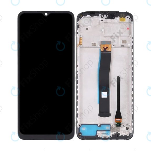 Συγκρότημα οθόνης για Xiaomi Redmi 10C, Poco C40, Μαύρο, Black, Aftermarket