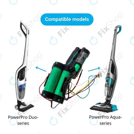 Μπαταρία για Philips PowerPro Duo, PowerPro Aqua, 5ICR19/65, 18.5V, 2500mAh, HQ