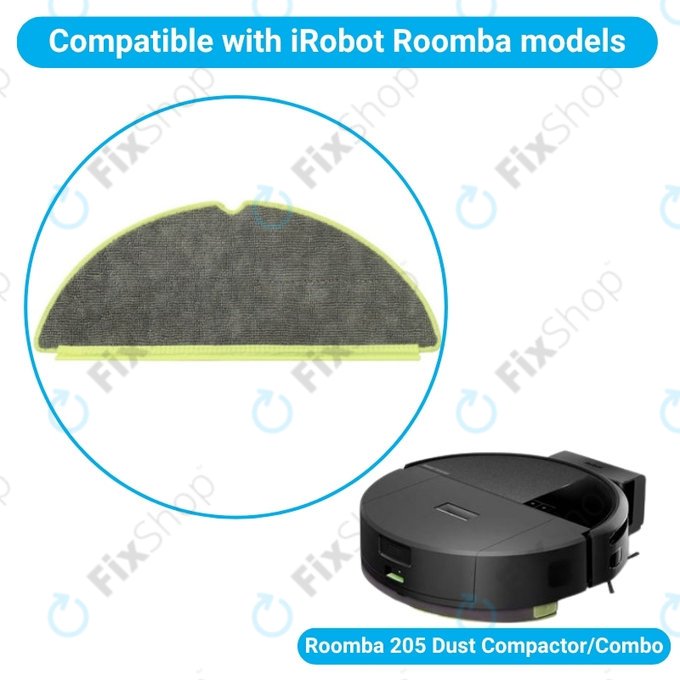Πανί σφουγγαρίστρας, 2 τεμ. για iRobot Roomba 205 Dust Compactor, Dust Compactor Combo