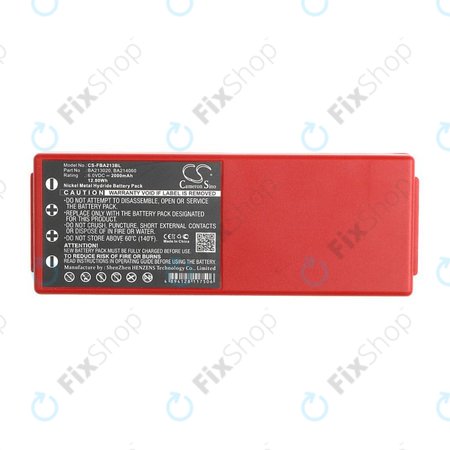 Μπαταρία για HBC Radiomatic Spectrum, 2000mAh, Ni-MH, 6V, BA214061, HQ
