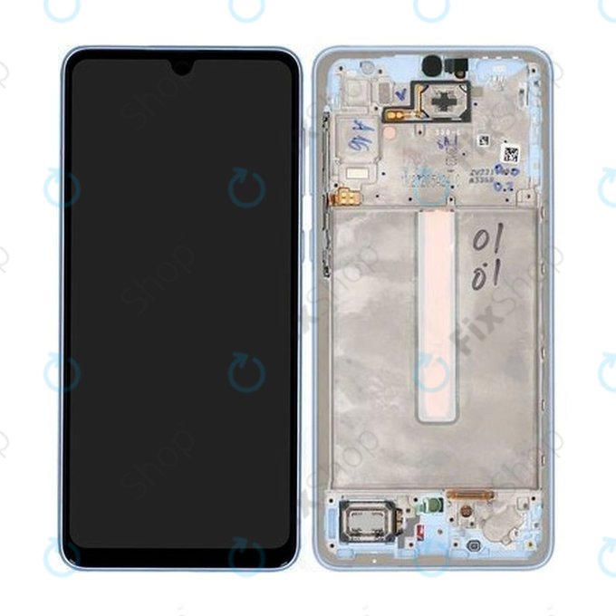 LCD Display Assembly για Samsung A33 5G | A336B | GH82-28143C | GH82-28144C | Awesome Blue | Service Pack