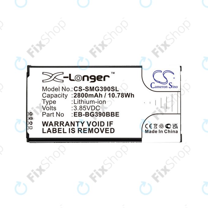 Μπαταρία για Samsung Galaxy Xcover 4, 4S, 2800mAh, Li-Ion, 3.85V, EB-BG390BBE, HQ