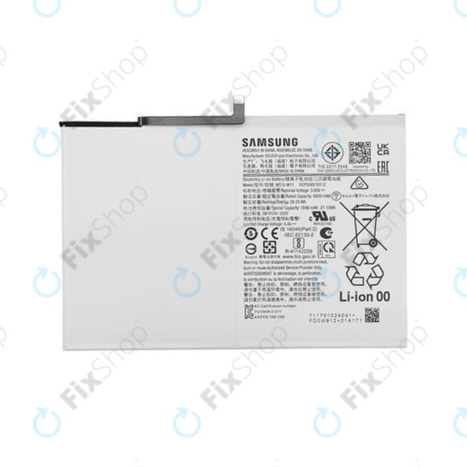 Battery για Samsung Tab A9+ 11 X210 | X216B | GH81-24467A | WT-S-W11 | 7040mAh | Service Pack
