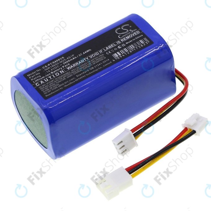 Proscenic 800T, 820T, 830T - Μπαταρία INR18650-M25-4S1P Li-Ion 14.4V 2600mAh HQ