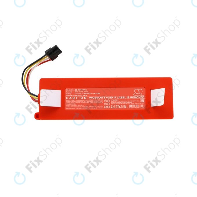 Μπαταρία για Xiaomi Roborock E-series, Q-series, S-series, BRR-2P4S-5200, 14.4V, 5200mAh, HQ