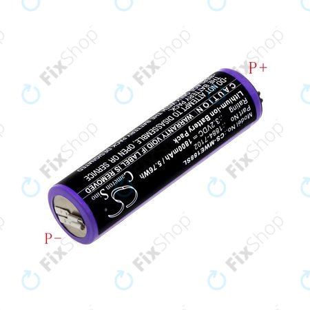 Μπαταρία για Moser Ermila 1884, 1885, Wahl 1884 LI+PRO, Wahl Ermila 1884, 1885, 1800mAh, LiFePO4, 3.2V, -, HQ