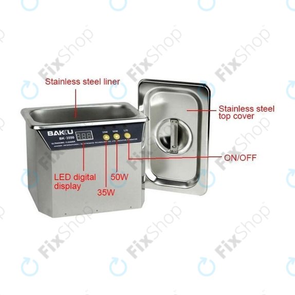 Υπερήχων Καθαριστής - 0.5L για Baku BK-3550