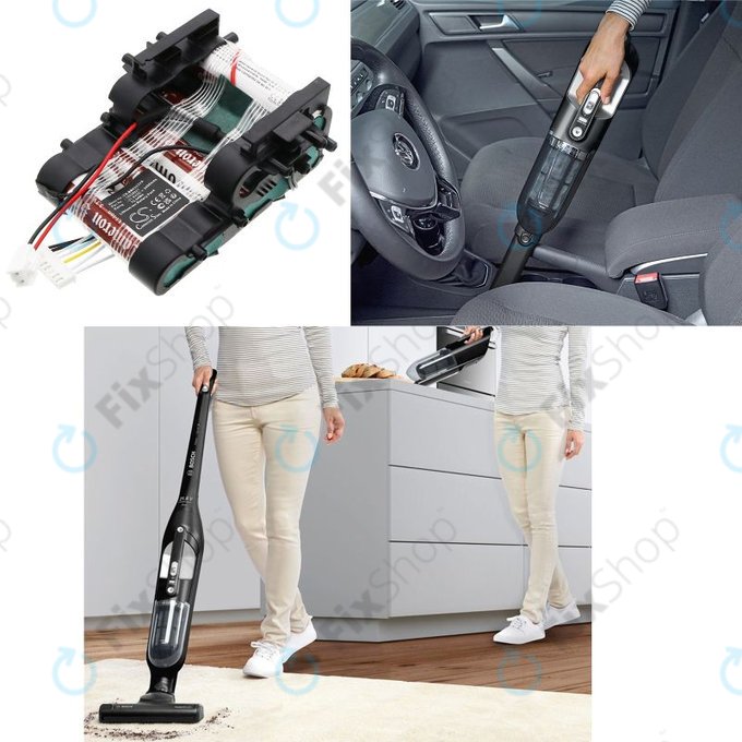 Μπαταρία για Bosch Flexxo Series 4, Flexxo Gen2 Series, 3400mAh, Li-Ion, 21.6V, 12026553, HQ