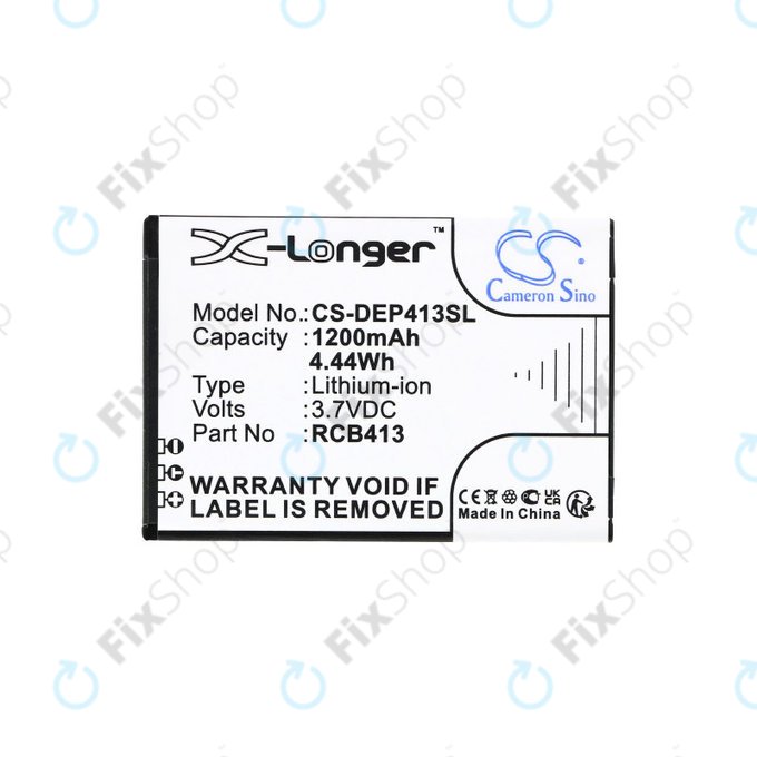 Μπαταρία για Doro Primo 406, 413, 414, 1200mAh, Li-Ion, 3.7 V, RCB413, HQ