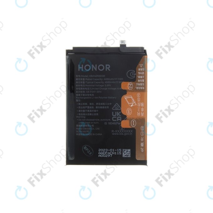 Μπαταρία για Honor 90 Lite 5G, X8a, HB416594EGW, 4500mAh, Service Pack