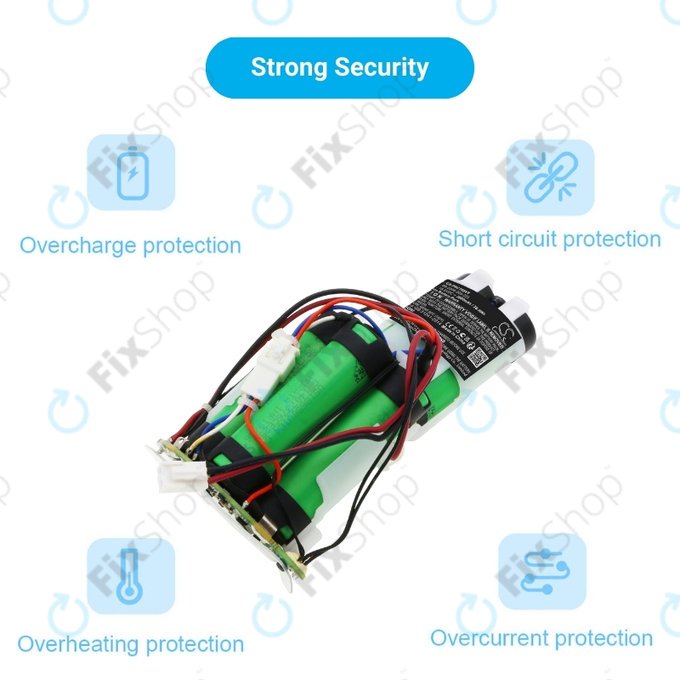 Μπαταρία για Philips PowerPro Duo FC6163, FC6164, FC6167, FC6168, FC6169, FC6171, PowerPro Aqua FC6404, FC6405, Daily Duo FC6161, 69-2008-009-223, 18V, 2000mAh, HQ