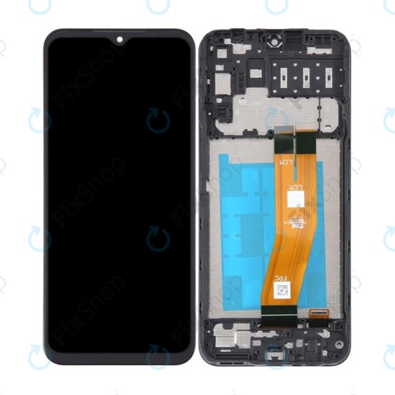 Συγκρότημα οθόνης για Samsung A14, A145R, Black, Aftermarket
