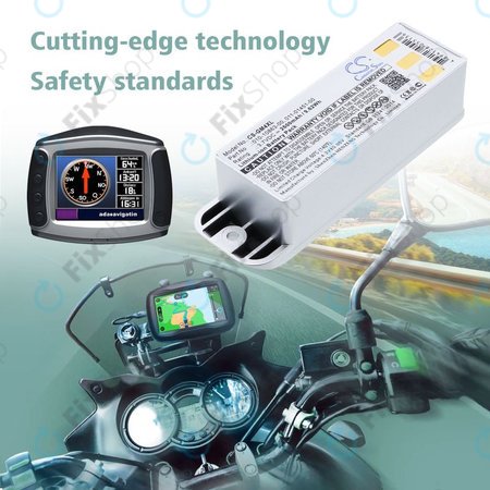 Μπαταρία για Garmin Zumo 400, 550, 2600mAh, Li-Ion, 3.7V, 010-10863-00, 011-01451-00, HQ